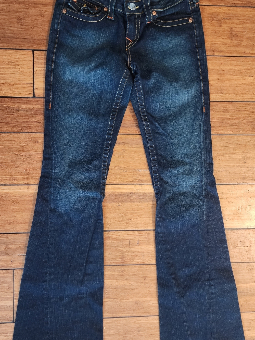 True Religion Dark Blue Flare Jeans